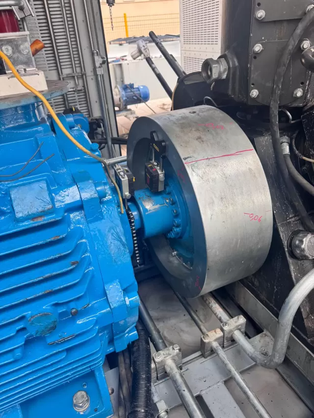 250 kW Elektrik Motoru Lazerli Şaft Hizalama 2