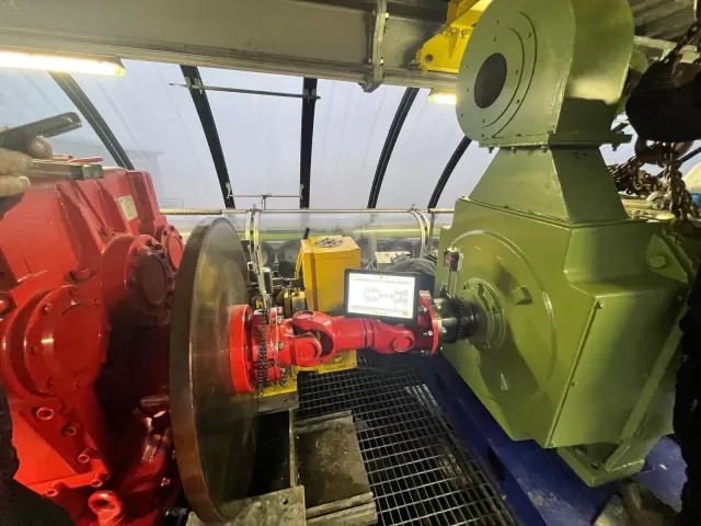 Bursa Uludağ Teleferik Ana Motoru Lazerli Şaft Hizalama | ORMEC 1