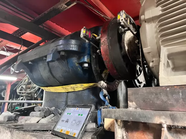 250 kW Motor ve Redüktör Lazerli Şaft Hizalama | ORMEC Mühendislik 3